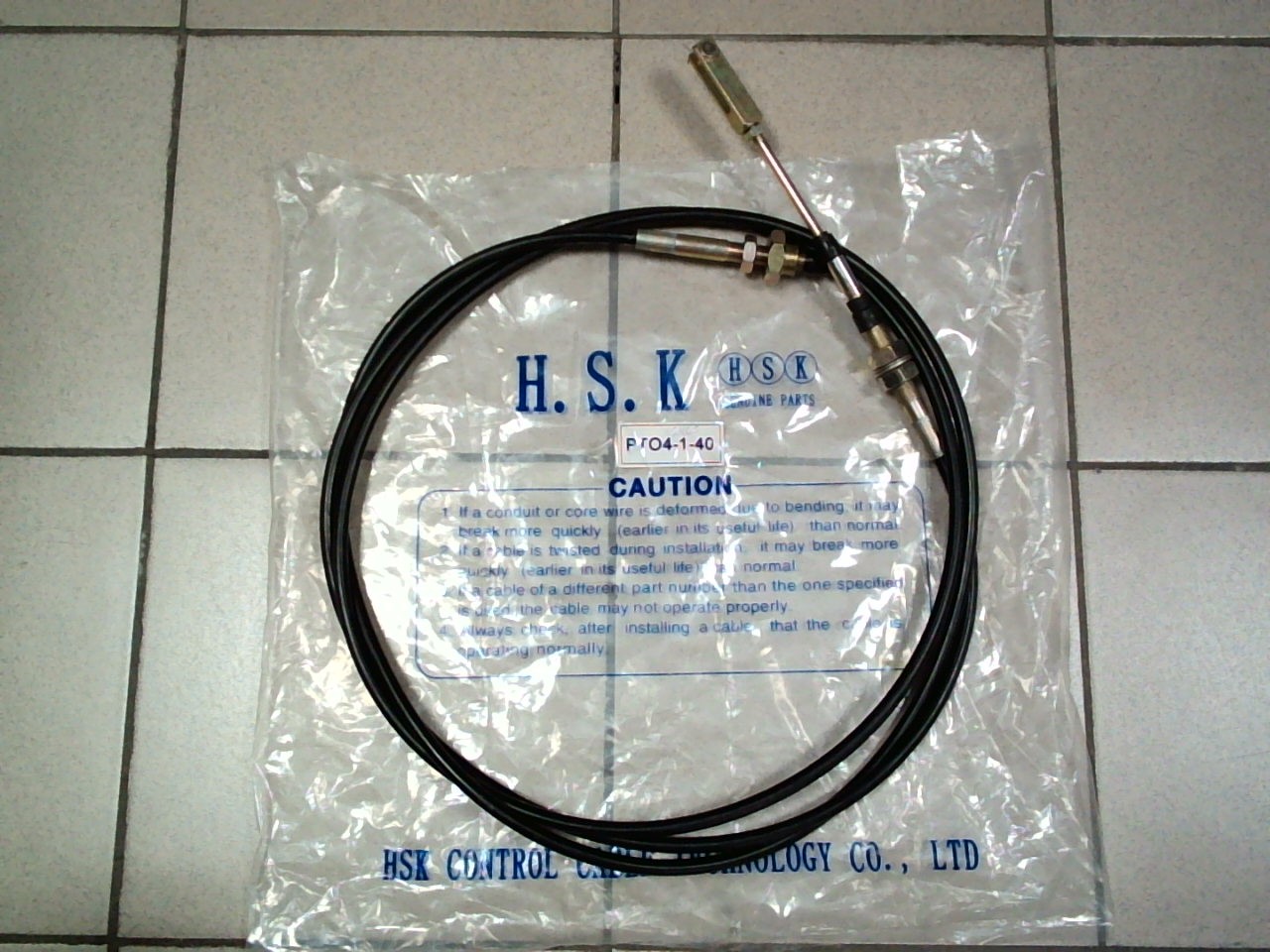 Трос коробки отбора мощности PTO4-1-40 /L-4000mm,  ВИЛКА-ШАР/ на  