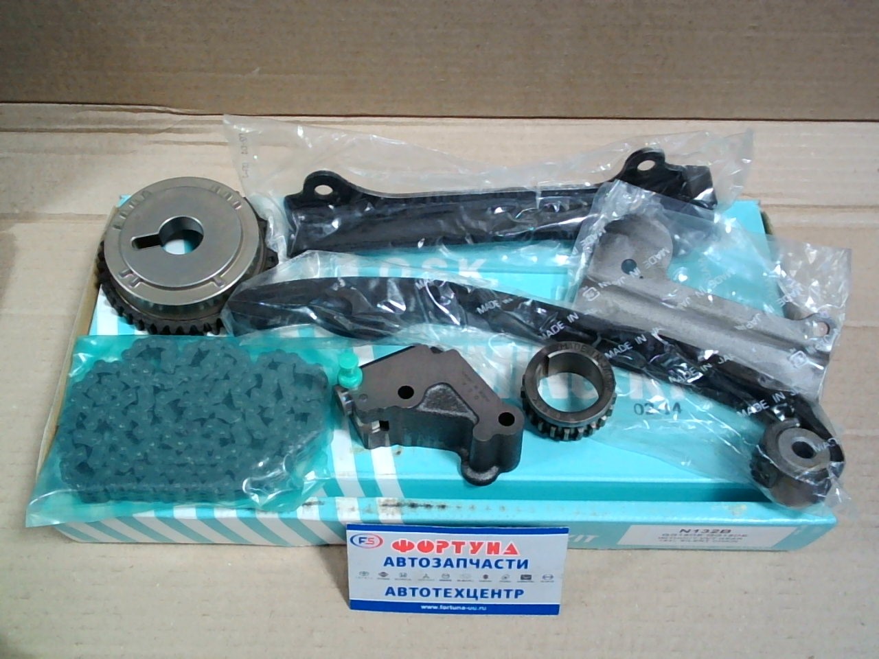 Комплект цепи ГРМ Nissan QG15DE, QG18DE '02- /N132B/ OSK на  