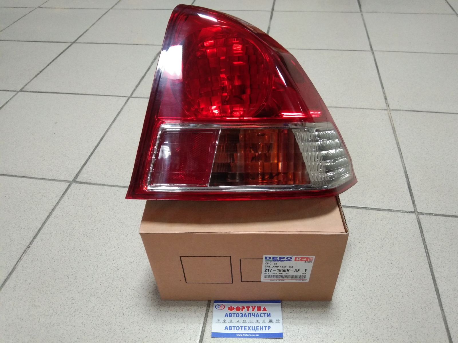 Задний фонарь HON CIVIC 217-1956 R 4D (03-05) DEPO на  
