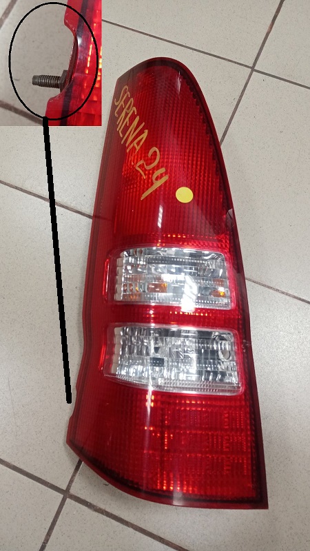 Задний фонарь NIS SERENA C24 4955 L '03- [б/у] (скол) на NISSAN SERENA