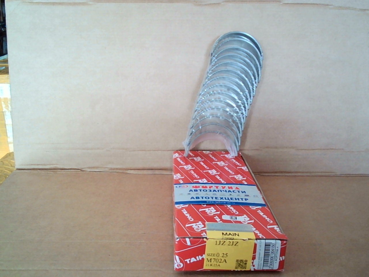 Вкладыши коренные 1JZ,  2JZ 0, 25 (M702A) TAIHO на  