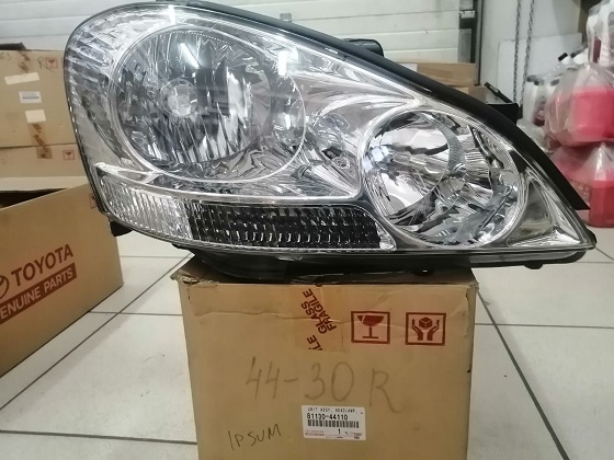 Фара TOY IPSUM 20 (01-03) 44-30 R [81130-44110] TOYOTA /не ксенон/ на  