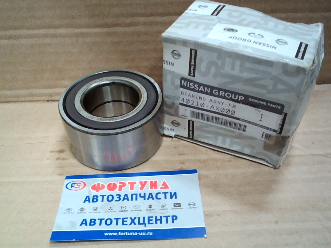 Подшипник 40210-AX000 /XGB41140R00/(37*72*37) NISSAN /FRONT March K12,  Cube Z11 ABS/ на  