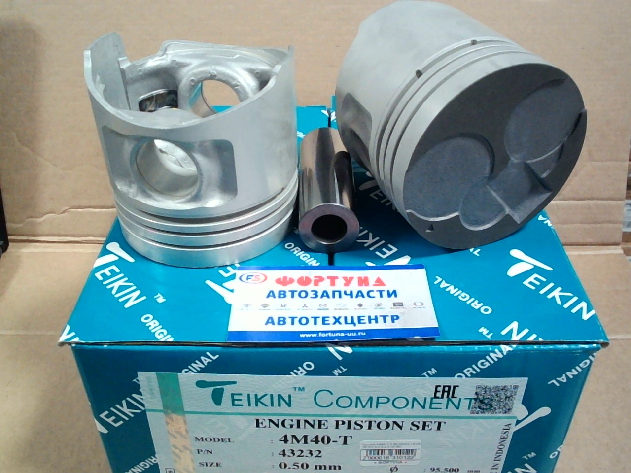 Поршня 4M40-T 0, 50 43232 TEIKIN {95, 0/2, 3-2, 0-4, 0 /d=30} на  