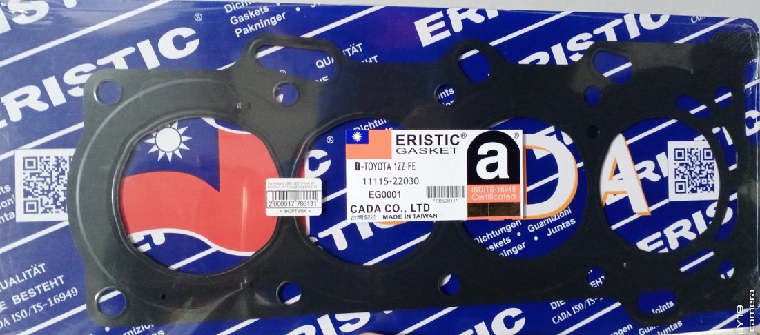 Прокладка ДВС 1ZZFE met 97- EG0001 [11115-22030] ERISTIC /only VISTA ZZV50/ на  