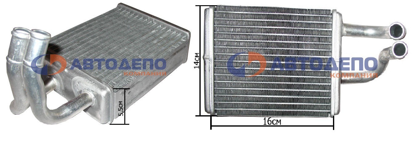 Радиатор печки HR-101 /TOYOTA DYNA,  TOYOACE,  HIACE '87-'95/ AD на  