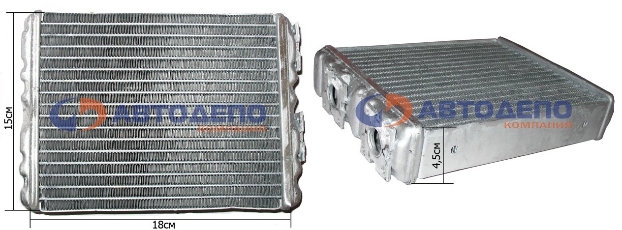 Радиатор печки HR-203 /NISSAN ATLAS F23 2-3T толстый/ ADR на  
