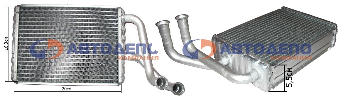 Радиатор печки HR-403 /MMC FUSO FIGHTER FK417 6D16 5-10T '87-'94/ AD на  