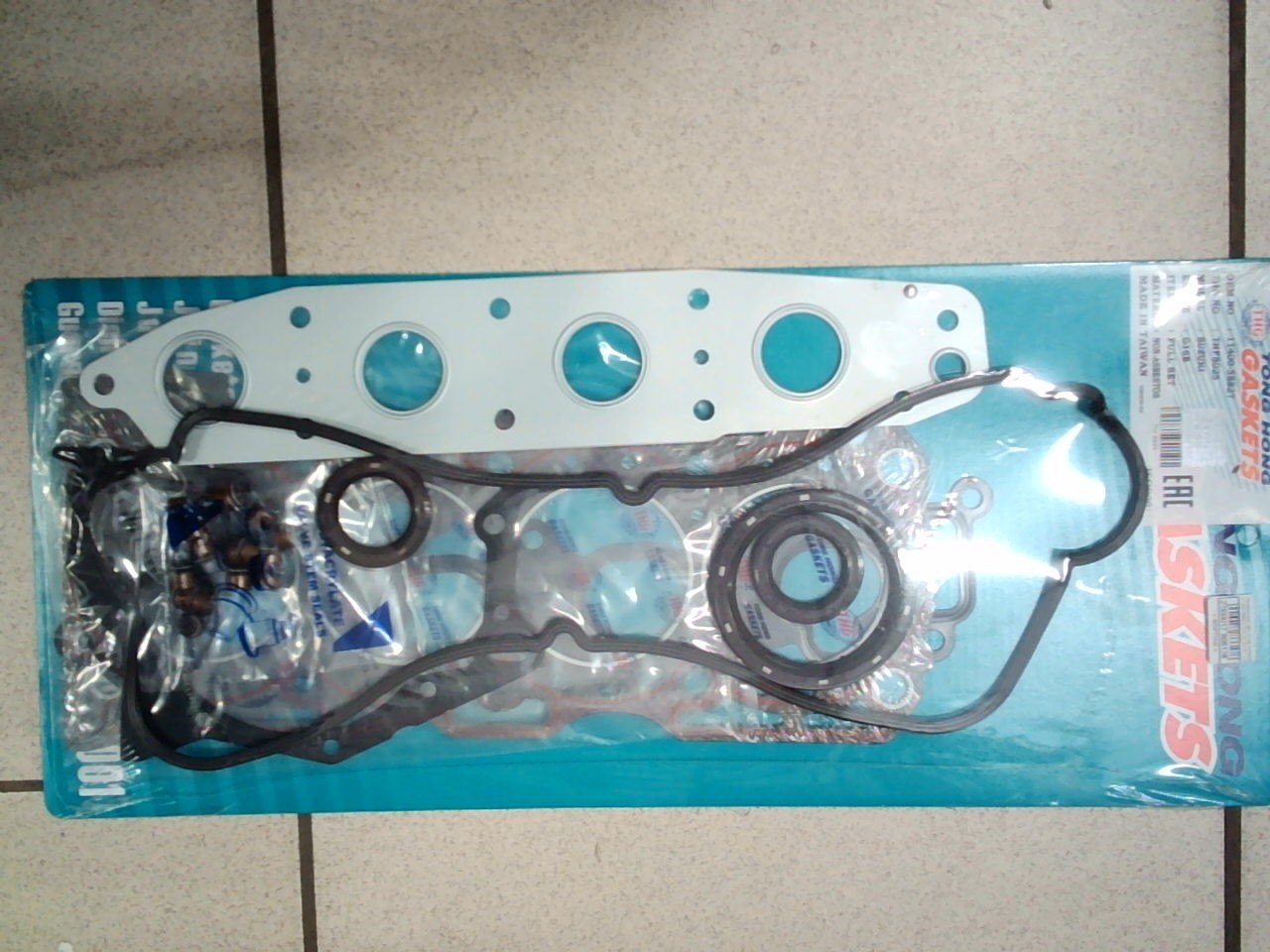 Ремкомплект ДВС G16B THF8025  [11400-58827] TD01W '92-'97  [16 клапанов] TONG HONG на  