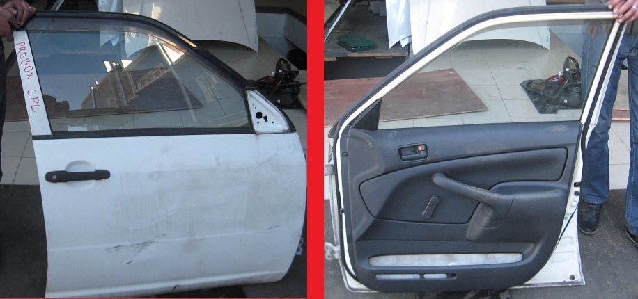 Дверь TOY PROBOX /белая/ FRONT RH (немного мятое) [б/у] на TOYOTA PROBOX