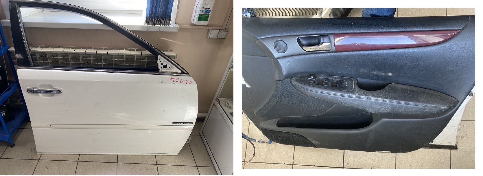 Дверь TOY WINDOM 30 (белая)  FRONT RH  [б/у] на TOYOTA WINDOM
