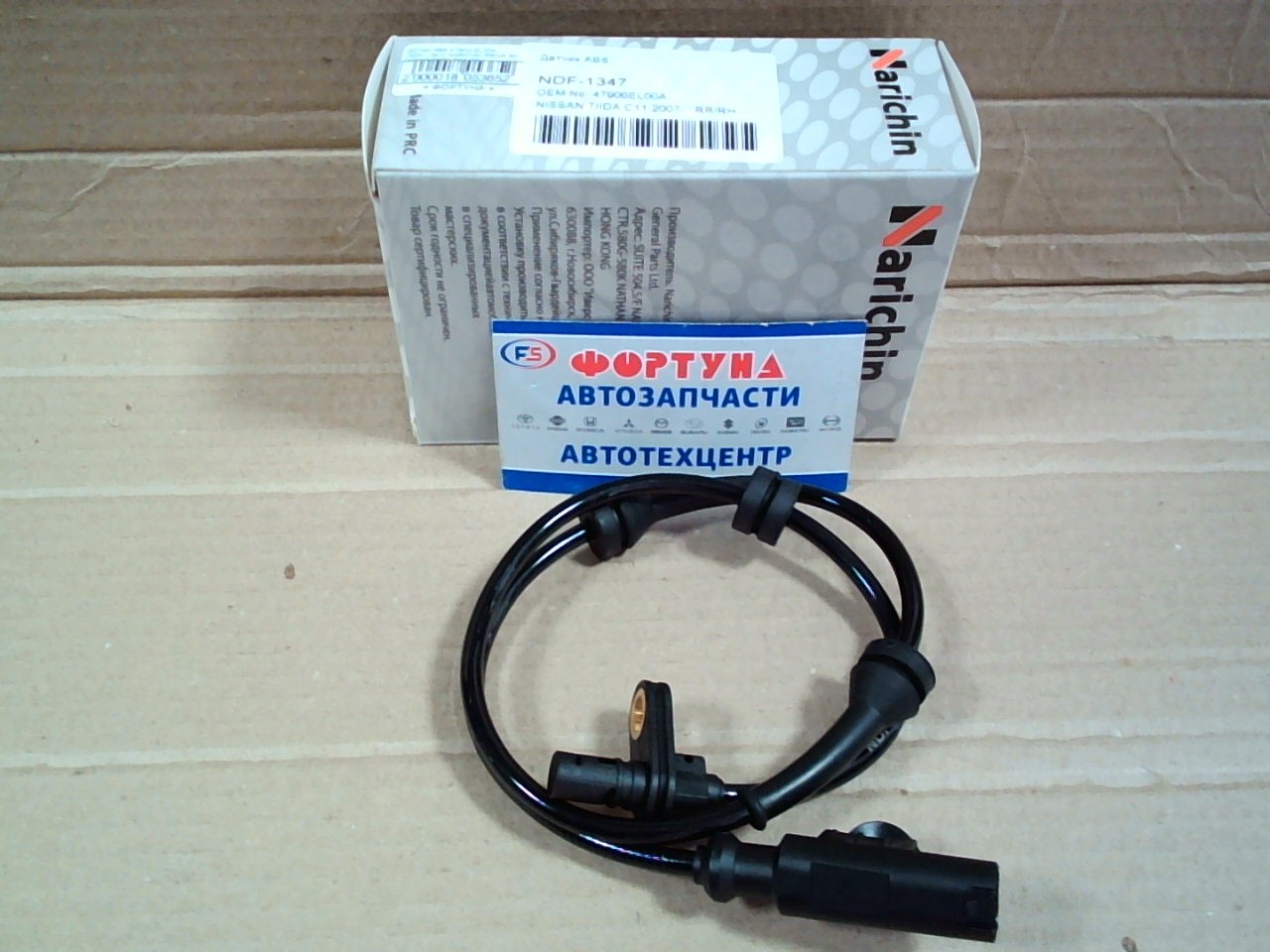 Датчик ABS 47900-EL00A (NDF-1347) NARICHIN /REAR RH NISSAN TIIDA C11 '07-/ на  