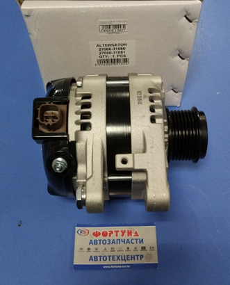 Генератор 2GR-FE [27060-31080] DAGGER/12V 100A фишк.квад. 4pin/шкив 7pk./RX300, 330, 350 GSU35,  GSU40L,  GSV40/ на  