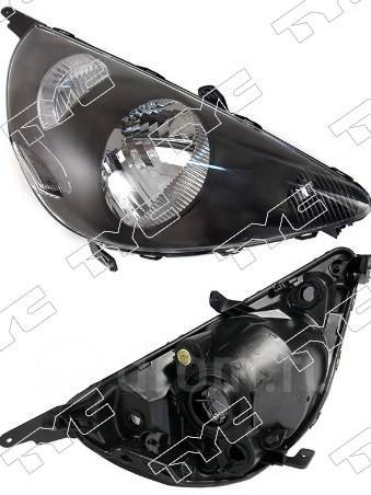 Фара HON FIT 20-A444-05/20-0444-05  L (01-04) /черная,  под эл/кор/ [33151-SAA-G01] на  